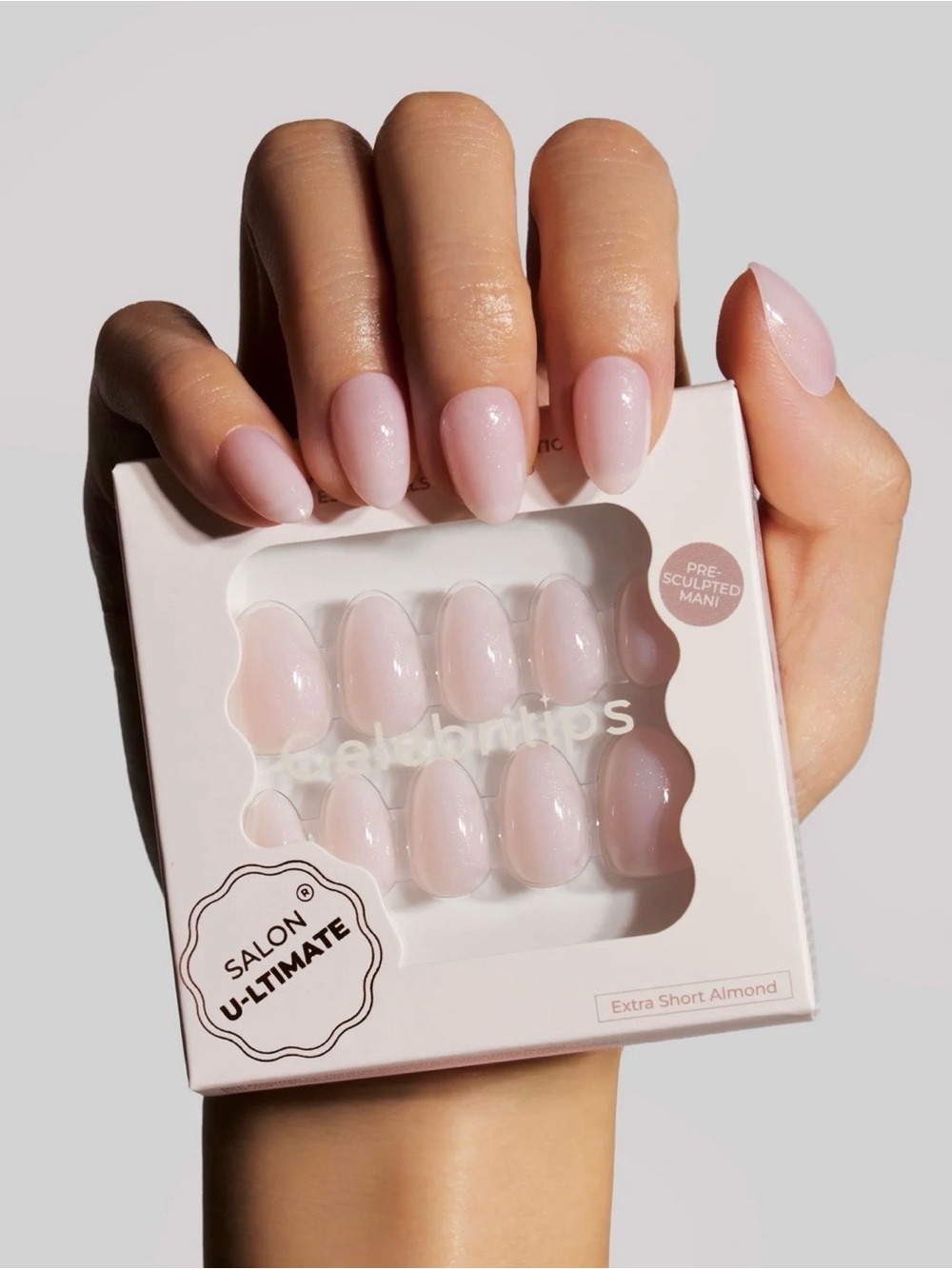 2 for $24 - Celebritips Press-On Nails - Petal Gloss